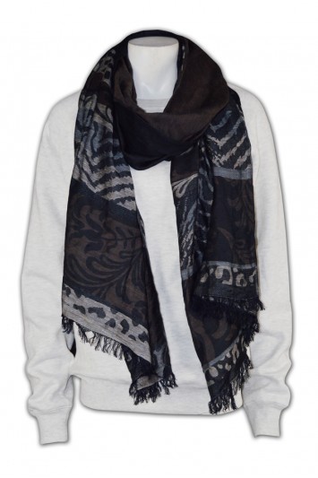Scarf020 針織毛線圍巾 豹紋圍巾 圍巾圖案設計 圍巾專門店